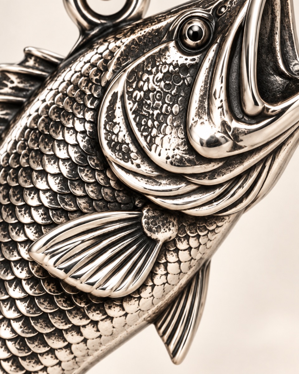 Bass Pendant — Motif detail
