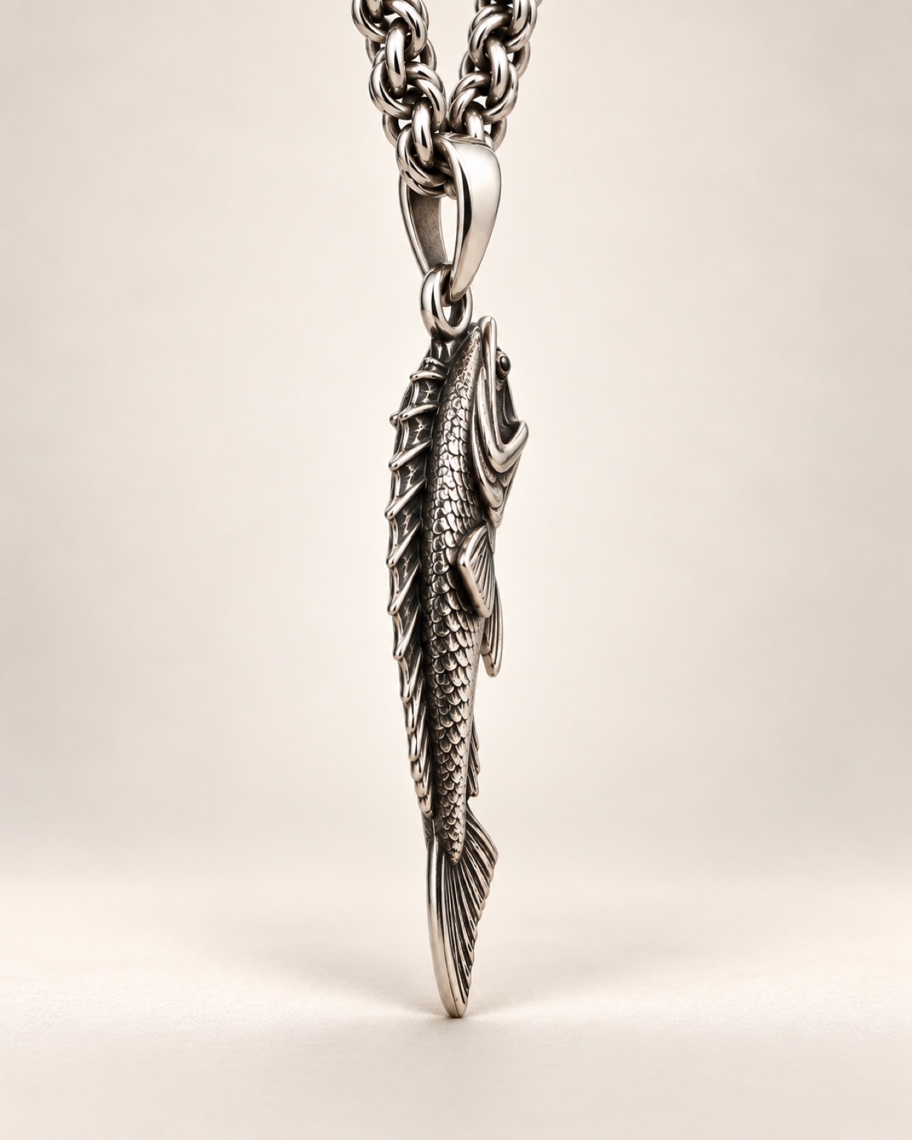 Bass Pendant — Side / profile