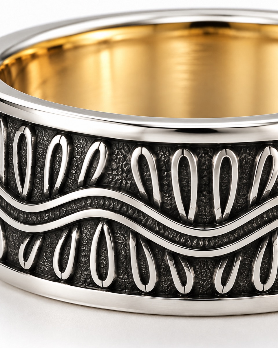 Boot Stitch Band — Motif detail