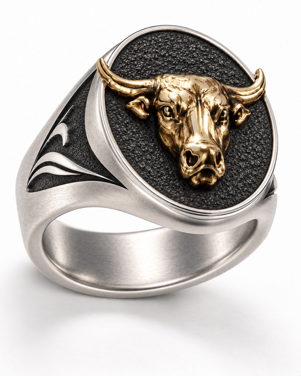 Bull Signet — Three-quarter