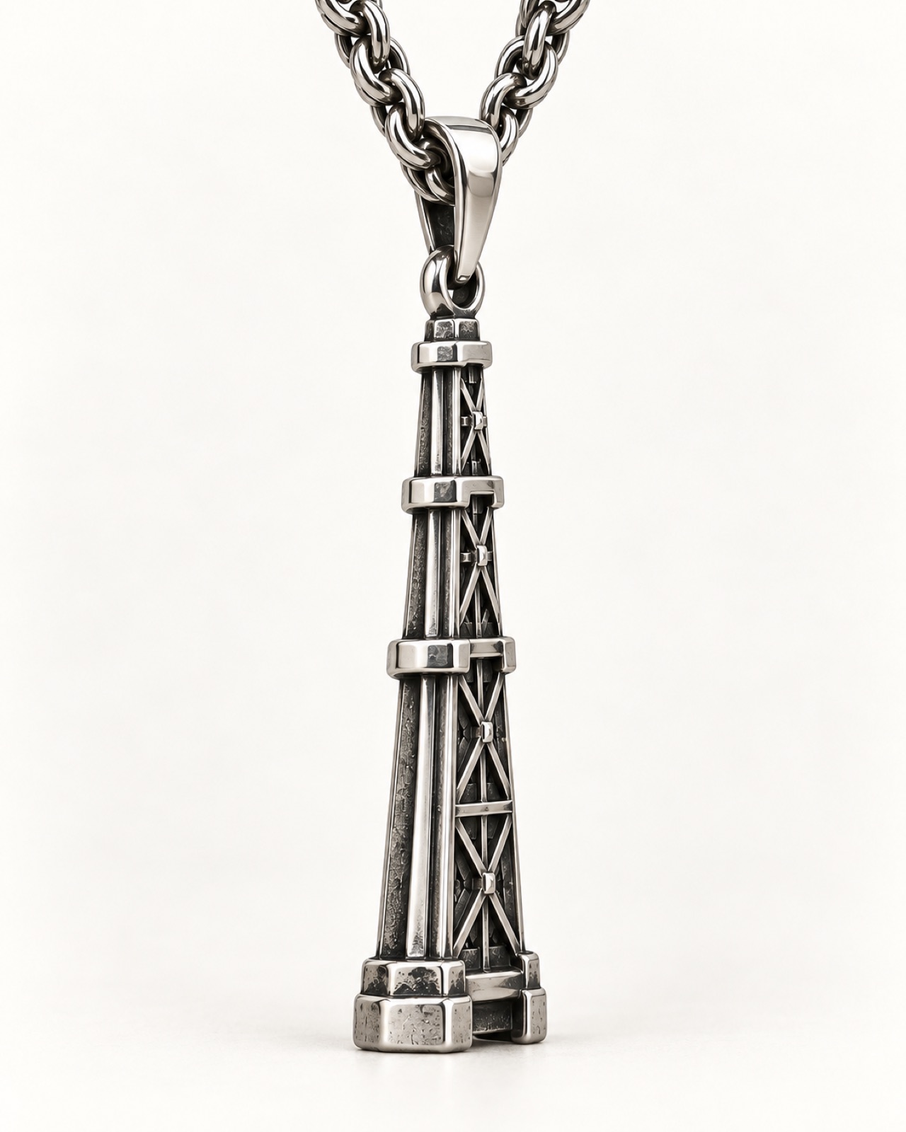 Derrick Pendant — Side / profile
