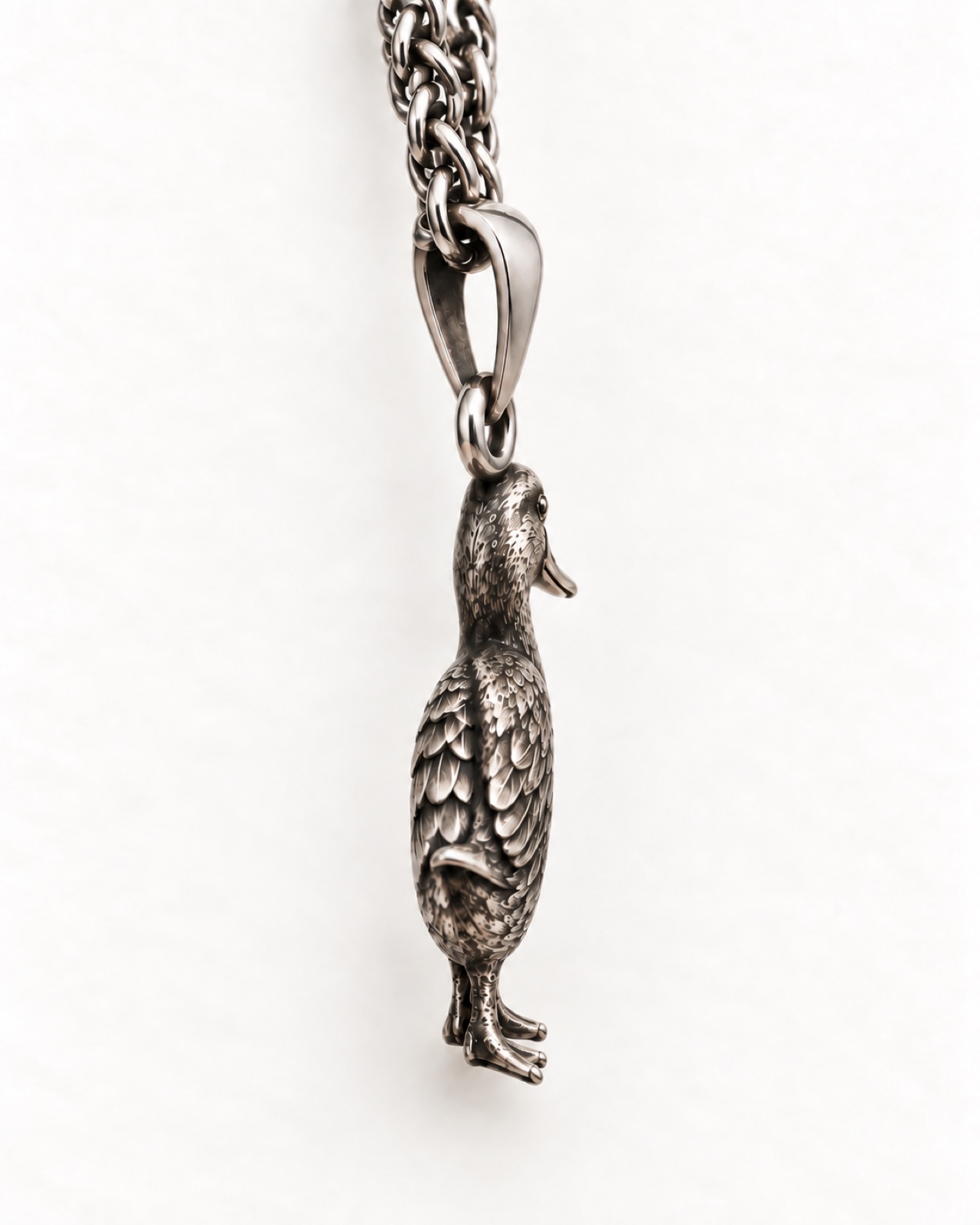 Duck Pendant — Side / profile