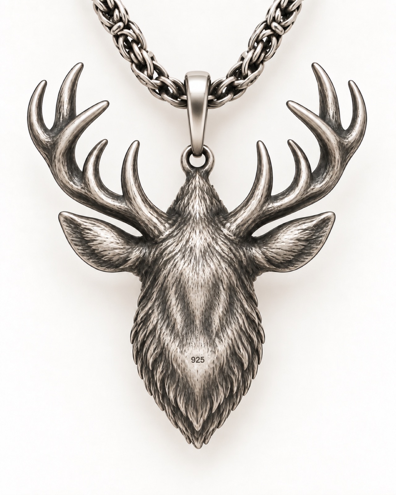 Elk Pendant — Back