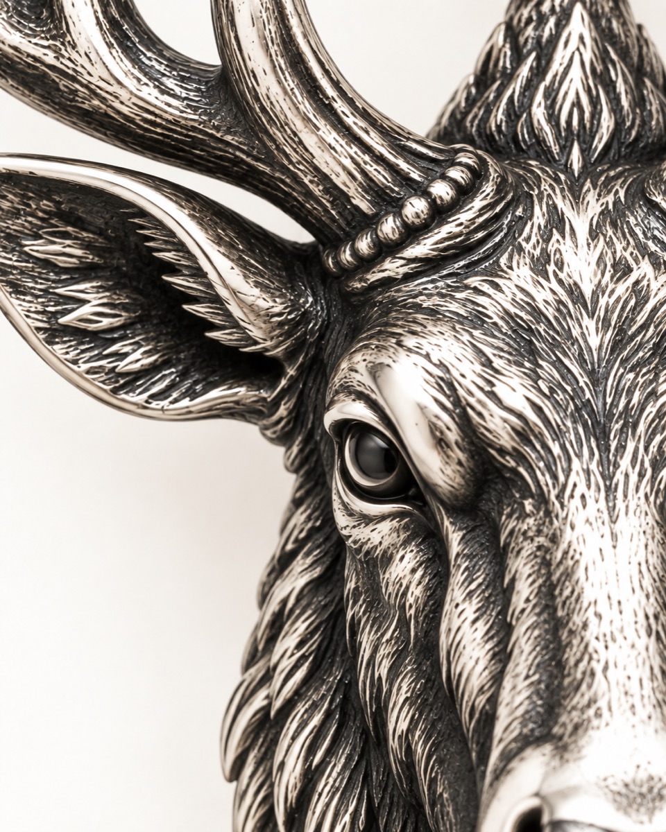 Elk Pendant — Motif detail