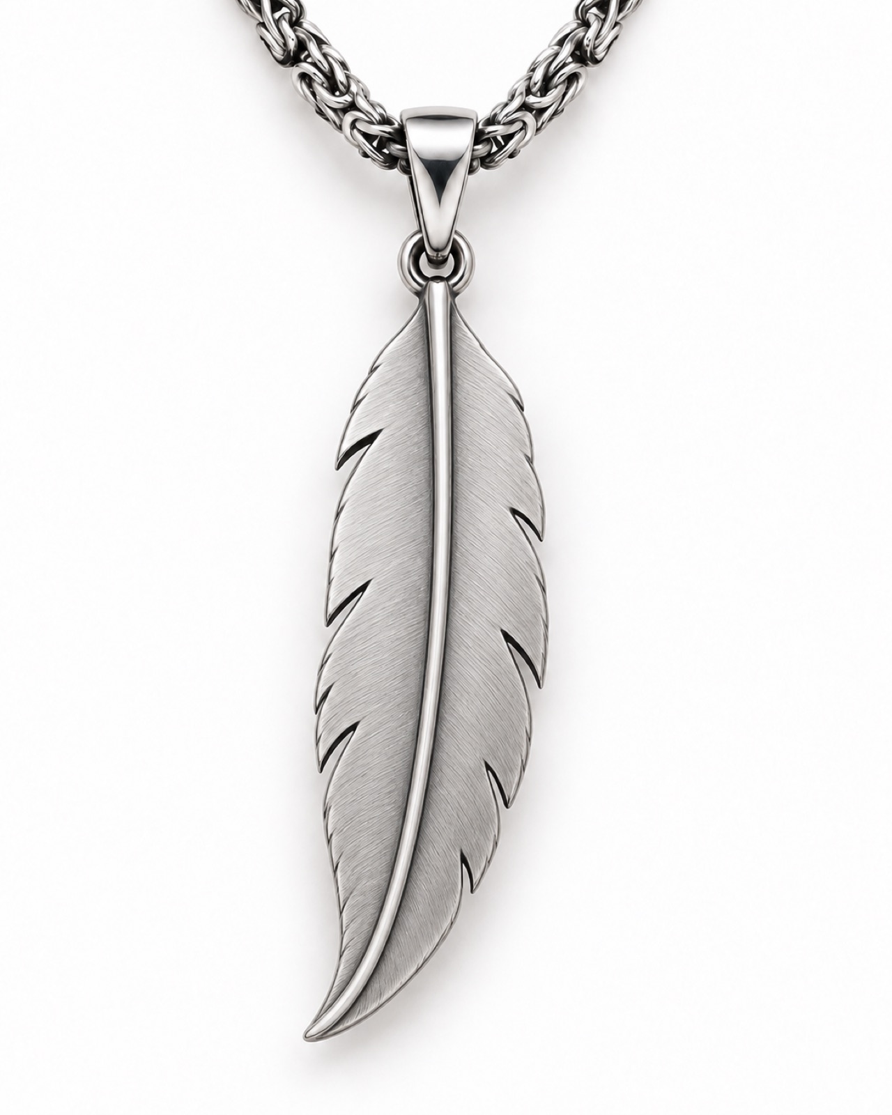Feather Pendant — Back