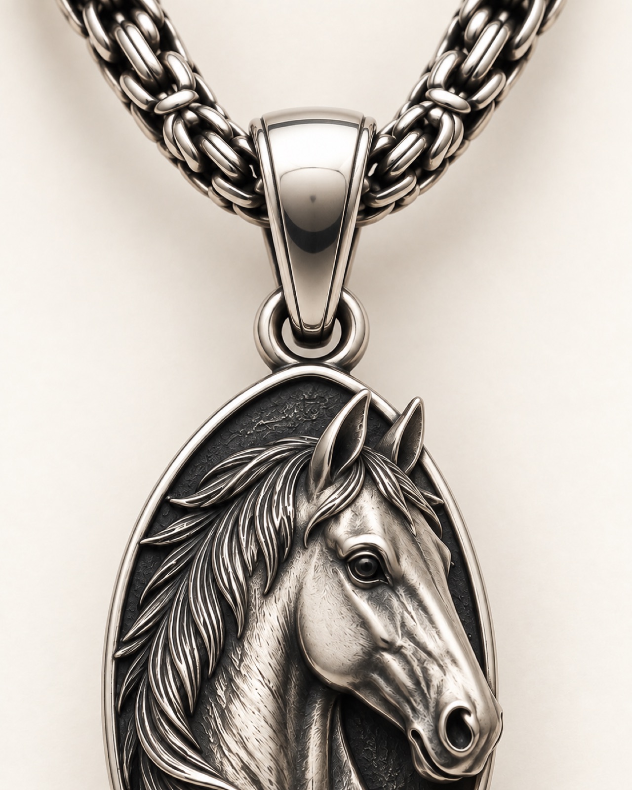 Horse Pendant — Construction detail