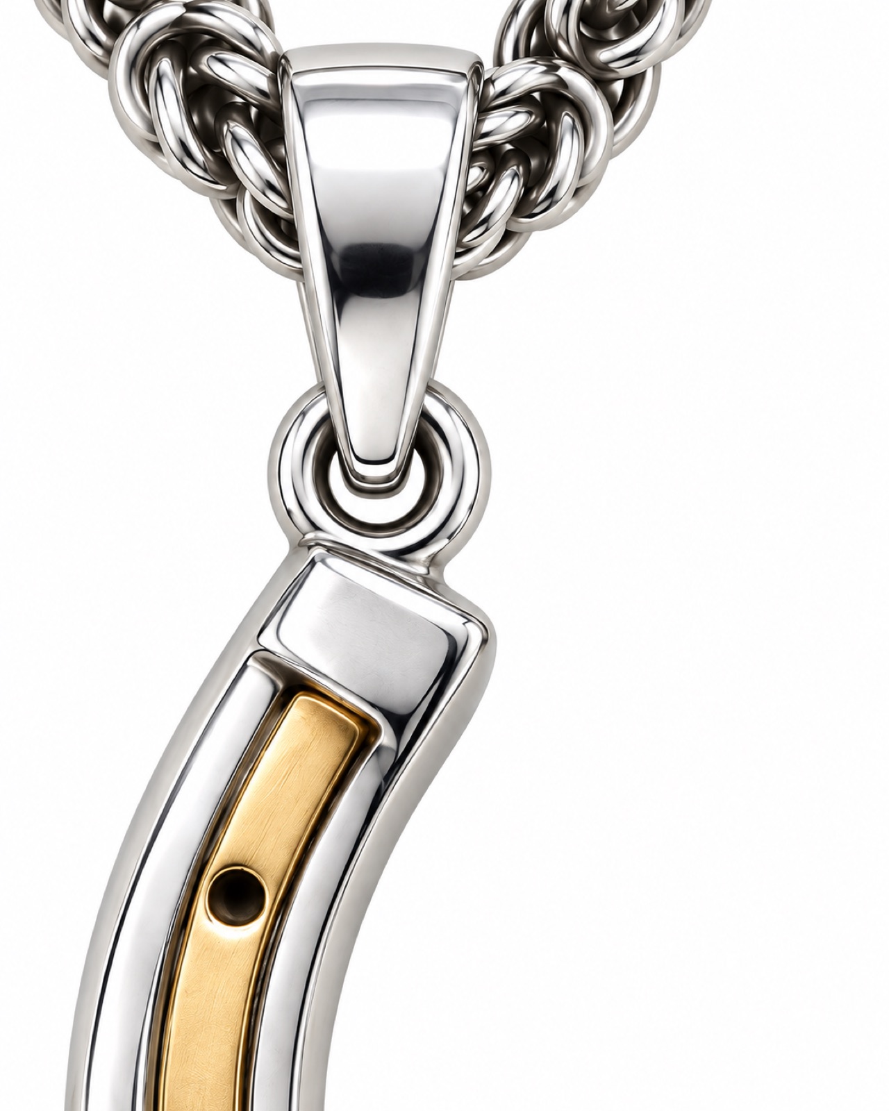 Horseshoe Pendant — Construction detail