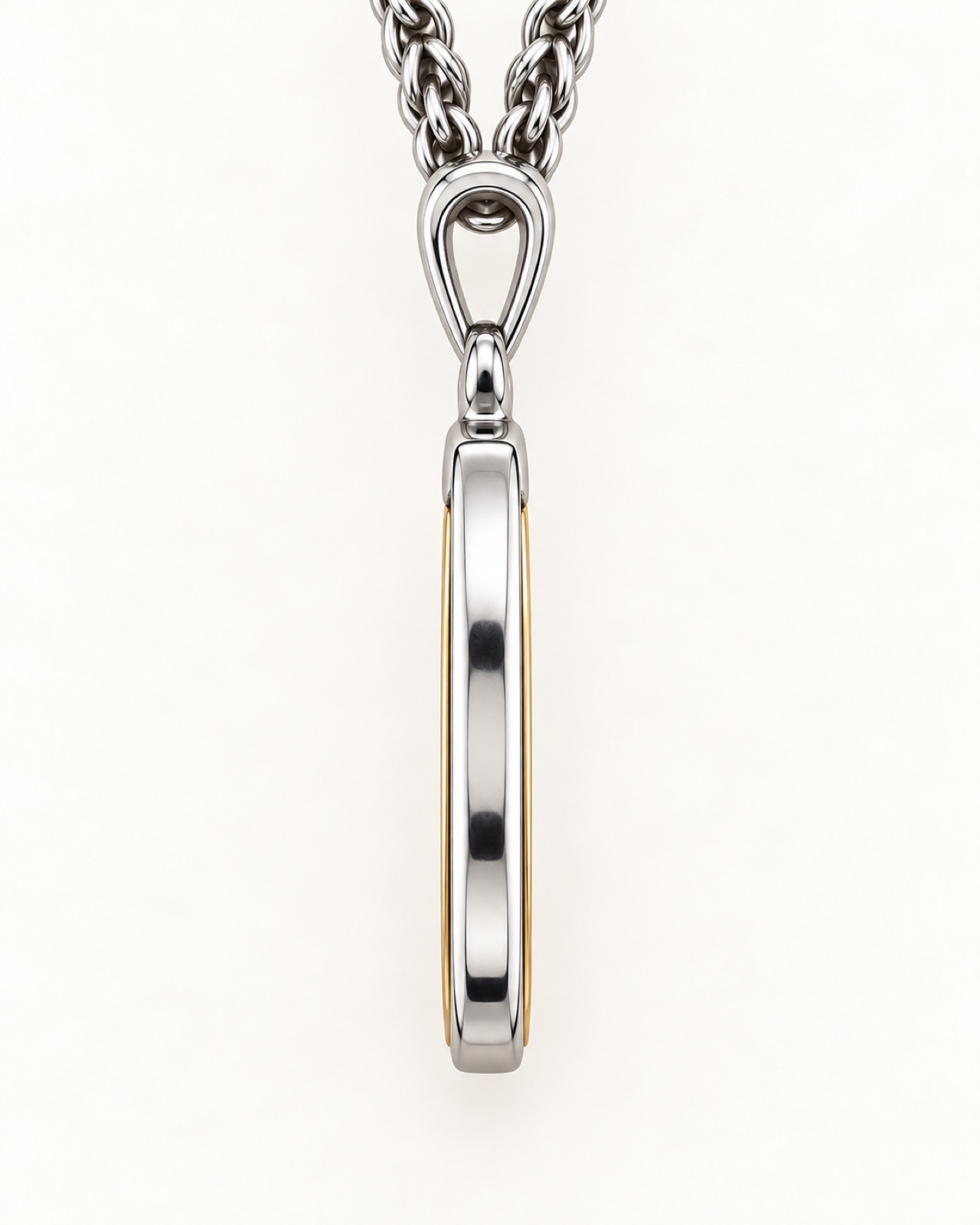 Horseshoe Pendant — Side / profile