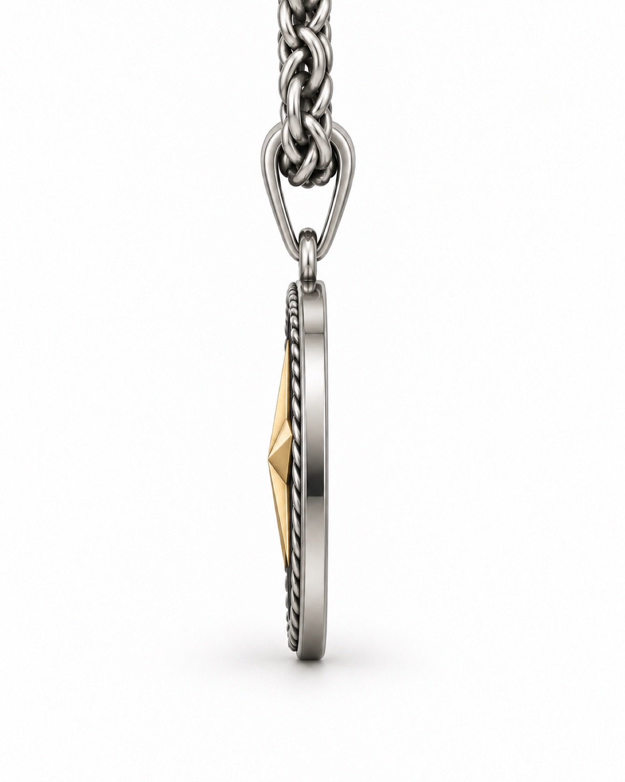 Lone Star Pendant — Side / profile
