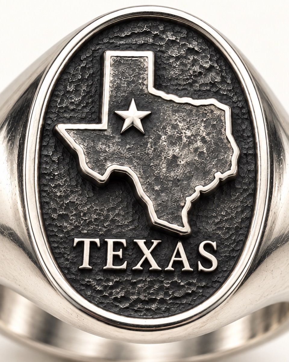 My Texas Signet — Motif detail