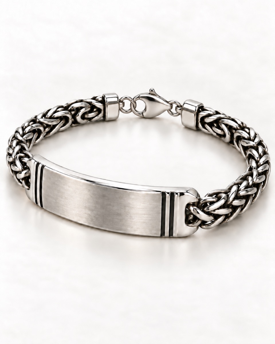 Oilfield ID Bracelet — Three-quarter