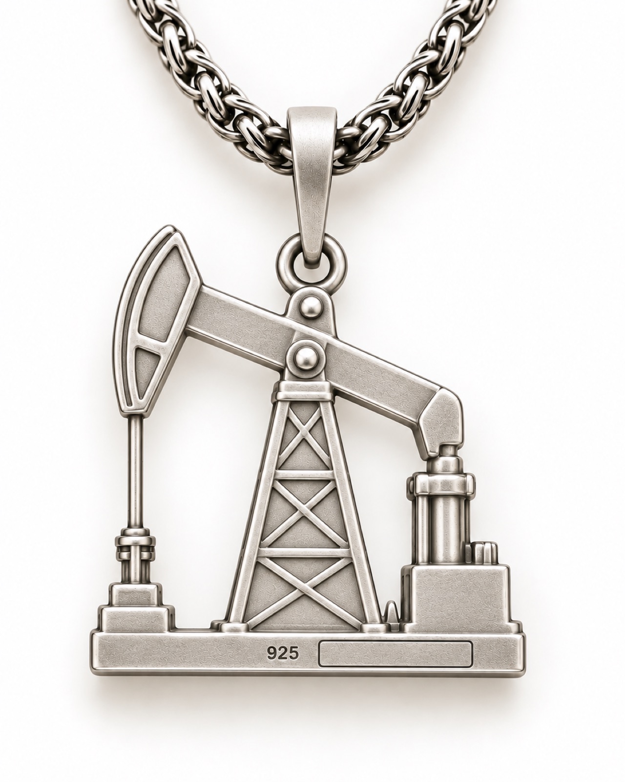 Pump Jack Pendant — Back
