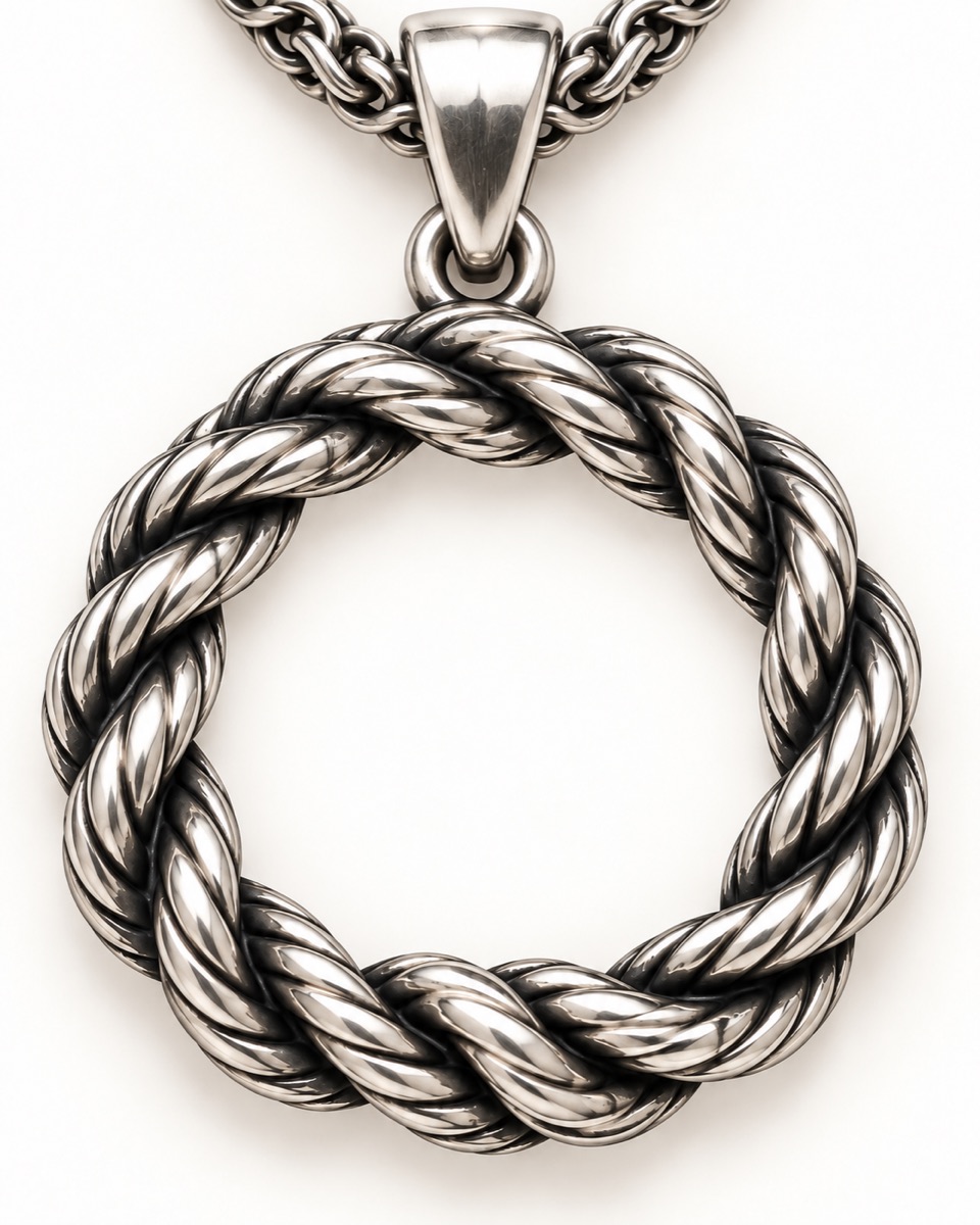 Rope Pendant — Motif detail