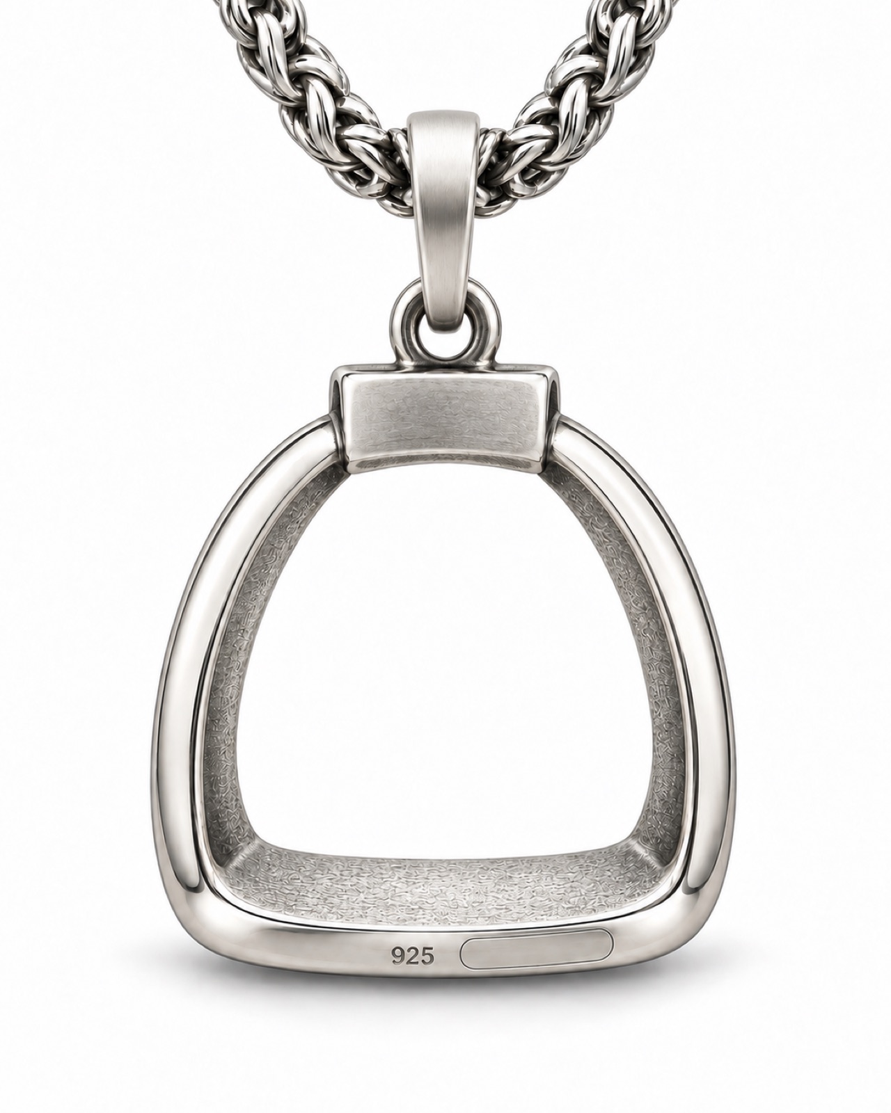 Stirrup Pendant — Back