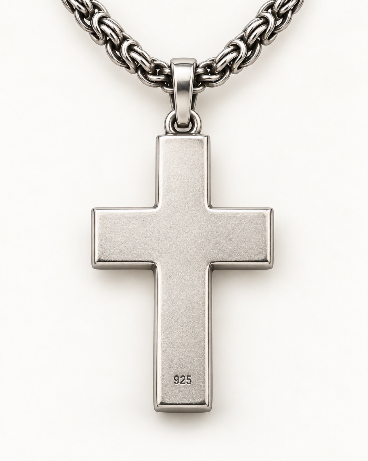 Texas Cross Pendant — Back
