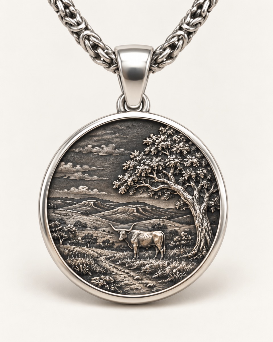 Texas Landscape Pendant