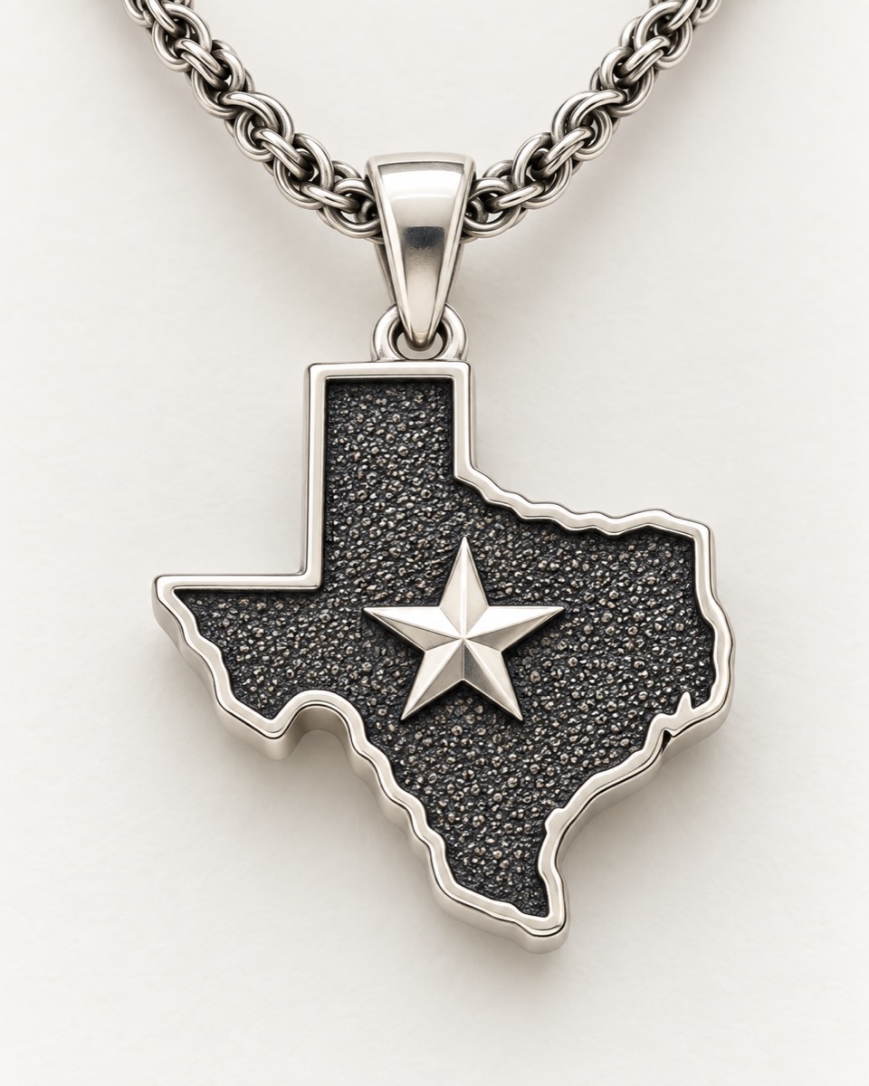 Texas Outline Pendant