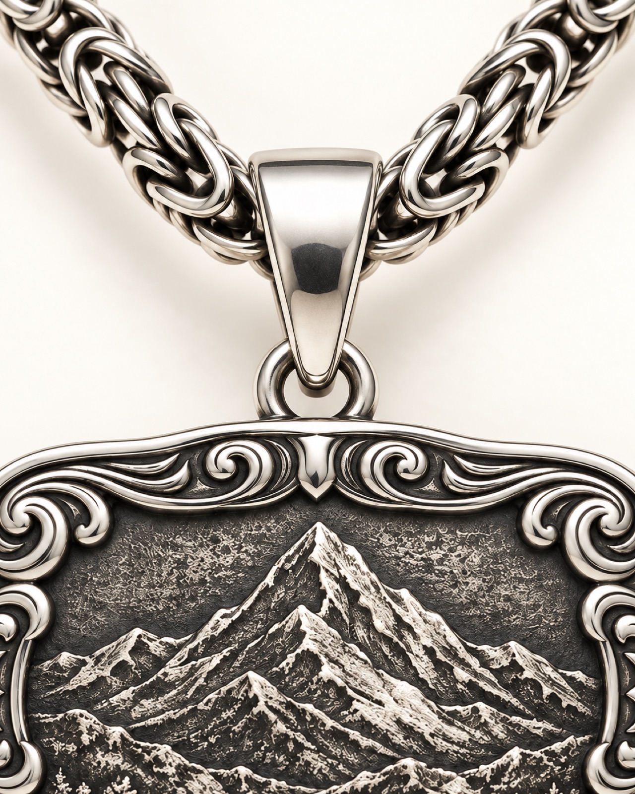 Western Buckle Pendant — Construction detail