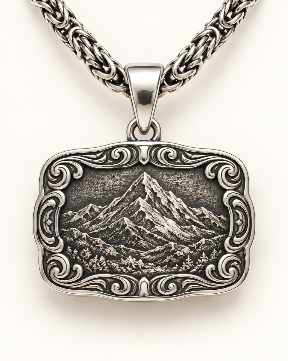 Western Buckle Pendant