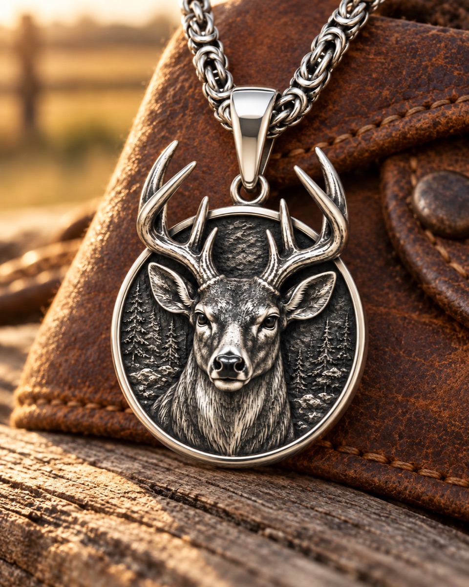 Whitetail Pendant lifestyle view